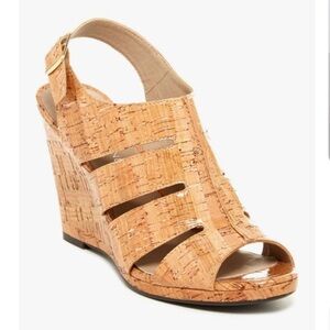 Donald j pliner haddi cork wedges natural nude